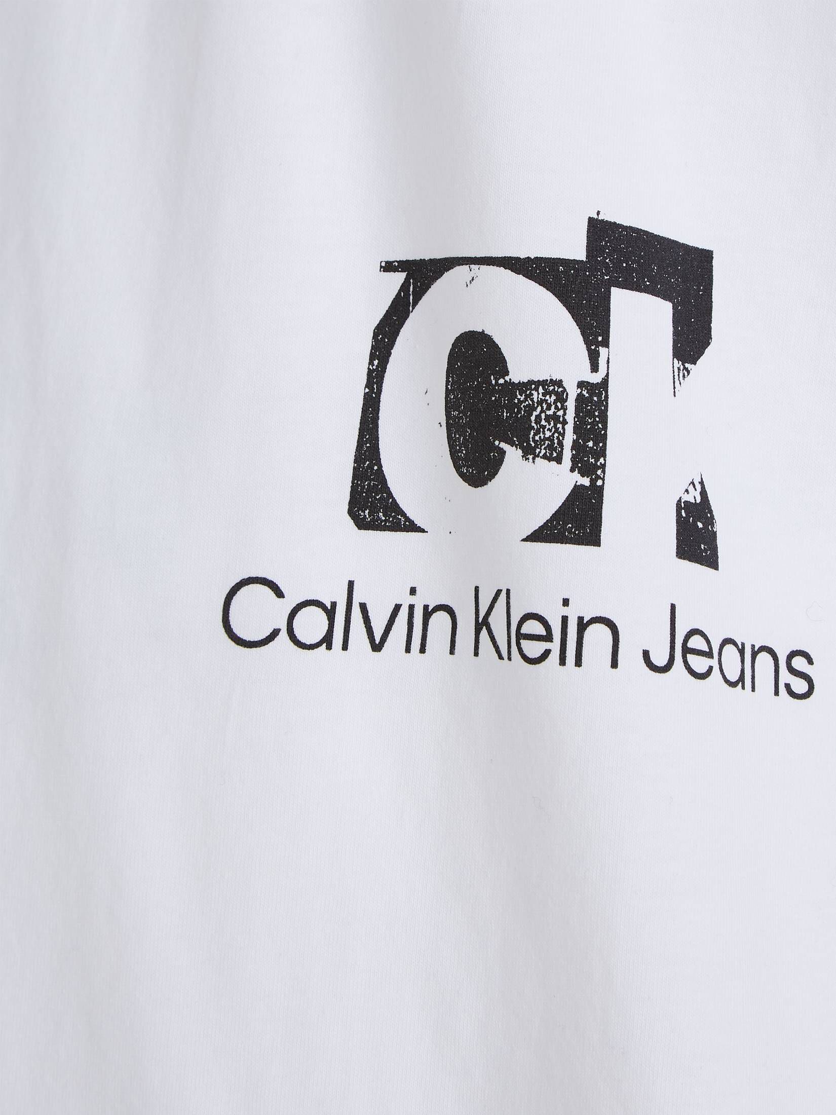 JEANS Bio-Baumwolle KLEIN TEE mit engelhorn | LANDSCAPE LAYER CONNECTED T-Shirt kaufen CALVIN Fit Herren Oversized