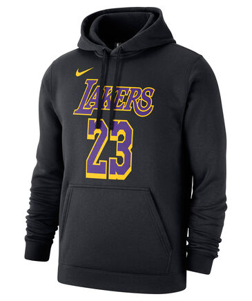 Nike Herren Basketball Sweatshirt Lebron James Los Angeles Lakers Engelhorn